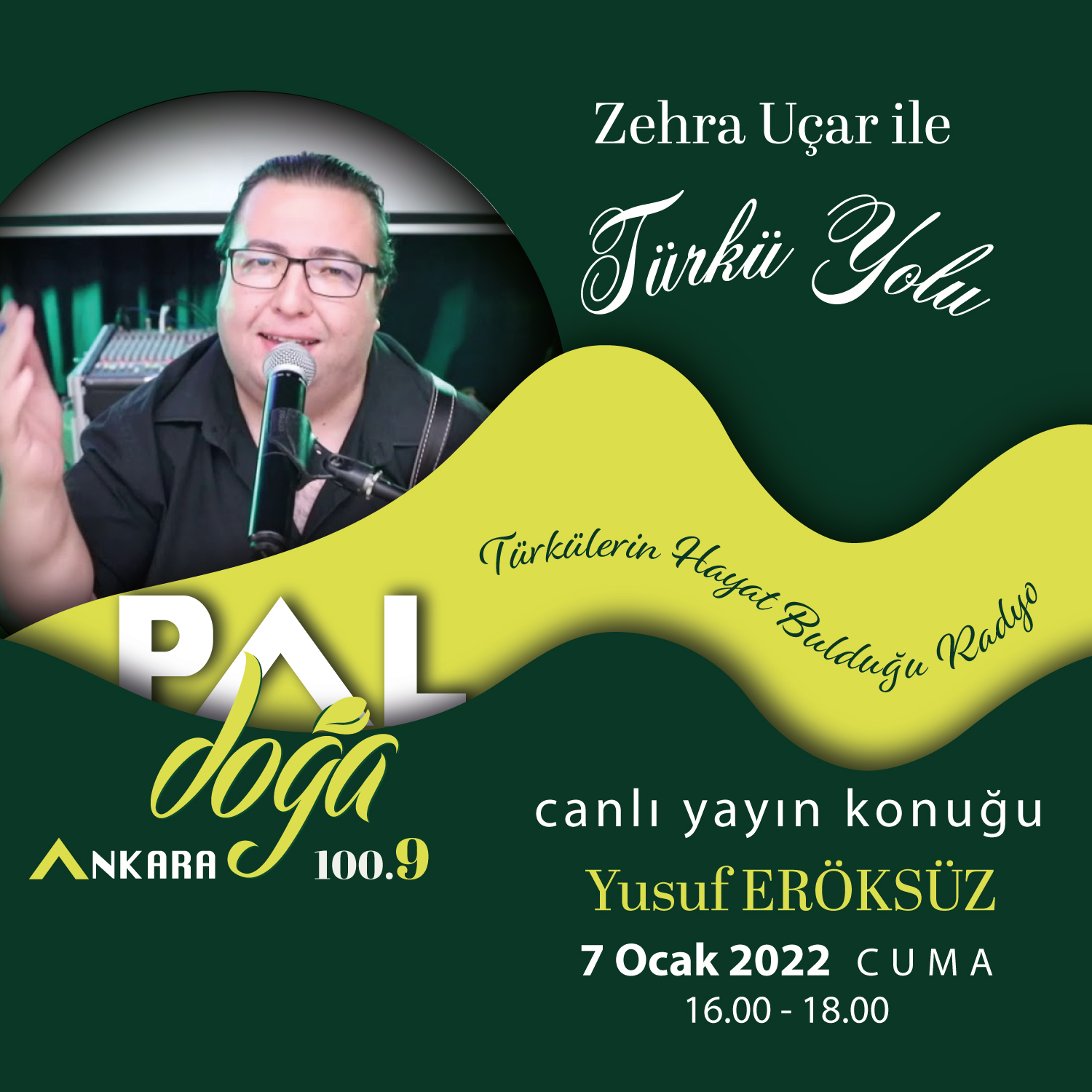 Zehra Uçar ile Türkü Yolu Programı Canlı Yayın Konuğumuz