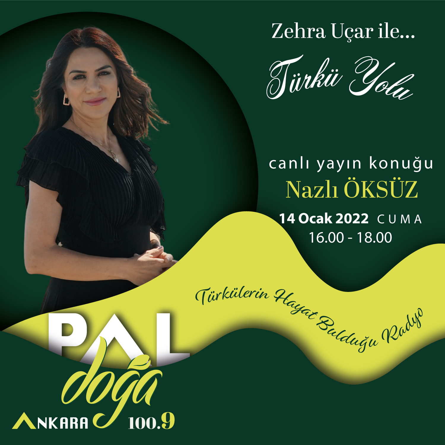 Zehra Uçar ile Türkü Yolu Programı Canlı Yayın Konuğumuz